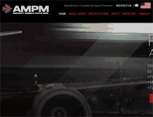 Tablet Screenshot of ampmfasteners.com